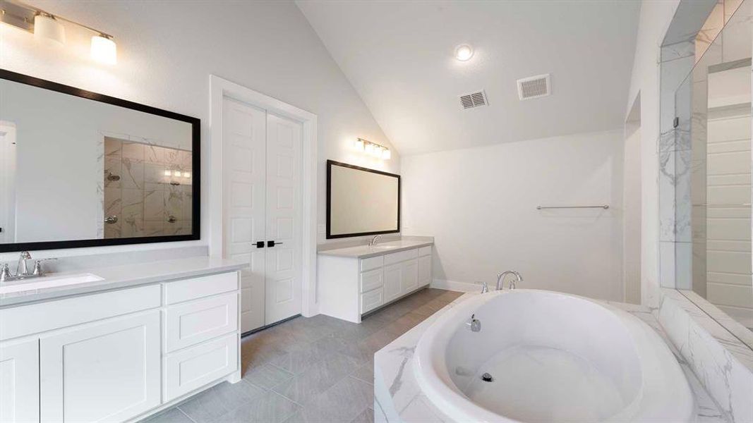 Furnished interior view inside a new home in Trinity Falls, McKinney (Image 14). Furnished interior view inside a new home in Trinity Falls, McKinney (Image 14).