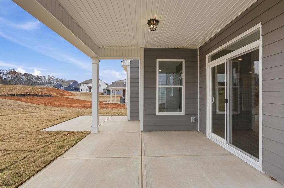 Exterior details and patio area of a home in Carrington, Stanley (Image 33). Exterior details and patio area of a home in Carrington, Stanley (Image 33).
