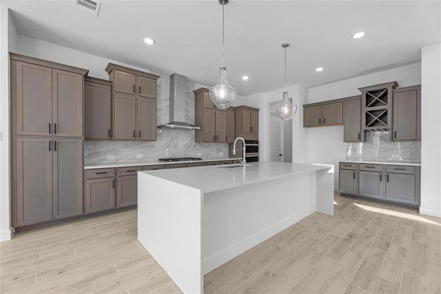 Furnished interior view inside a new home in Meridiana, Manvel (Image 8). Furnished interior view inside a new home in Meridiana, Manvel (Image 8).