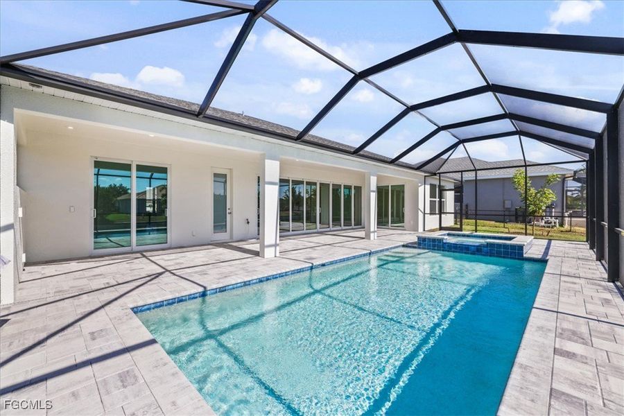 Exterior details and patio area of a home in Cape Coral, Cape Coral (Image 25).