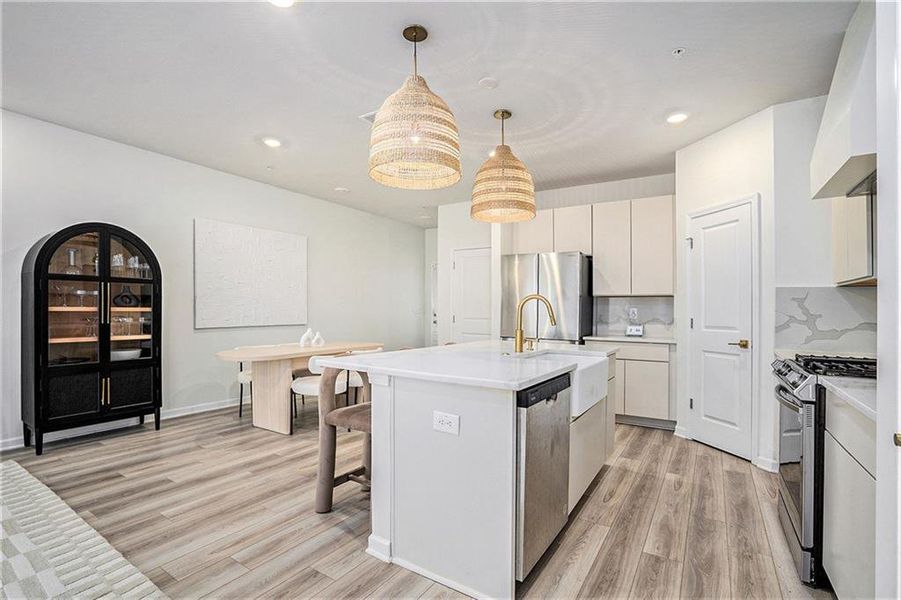 Furnished interior view inside a new home in Terrace at Riverview Landing, Mableton (Image 14).