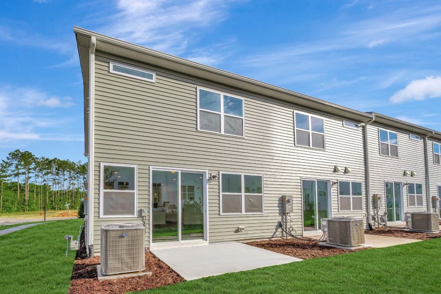 Exterior details and patio area of a home in Powell, Angier (Image 4).