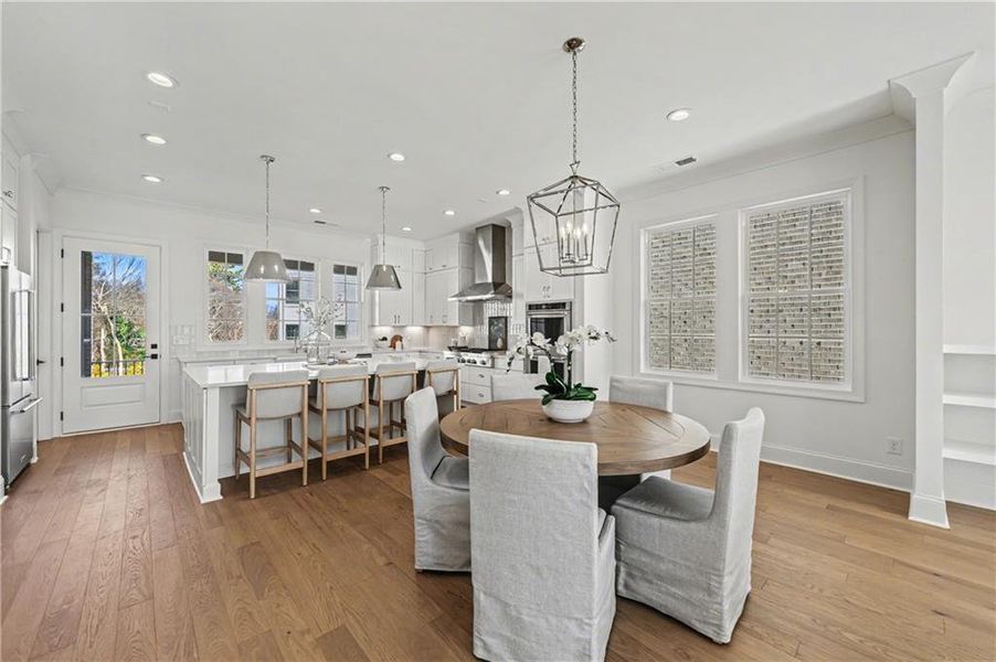 Furnished interior view inside a new home in , Alpharetta (Image 12).