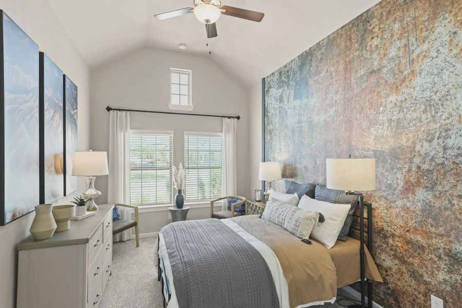 Representative furnished interior of a home built from the Oxford by Chesmar Homes in Newhaven, Manor (Image 4).