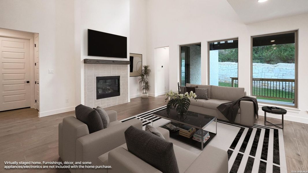 Furnished interior view inside a new home in Hidden Canyon, San Antonio (Image 13). Furnished interior view inside a new home in Hidden Canyon, San Antonio (Image 13).