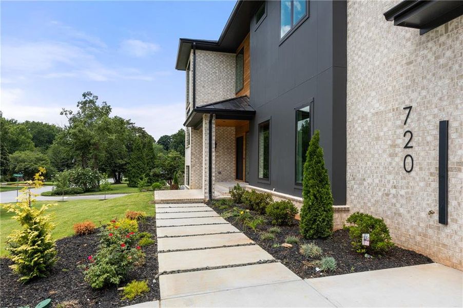 Exterior details and patio area of a home in , Sandy Springs (Image 35). Exterior details and patio area of a home in , Sandy Springs (Image 35).