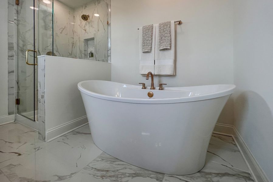 Representative furnished interior of a home built from the Miramar by Riverside Homes in Mariposa at EverRange, Jacksonville (Image 50).