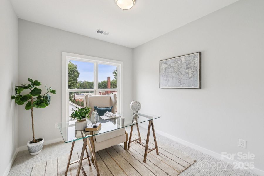 Furnished interior view inside a new home in Walk23, Huntersville (Image 27).
