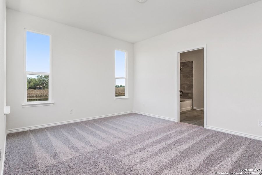 Spacious, unfurnished interior of a new home in Woodside Farms, Seguin (Image 5). Spacious, unfurnished interior of a new home in Woodside Farms, Seguin (Image 5).