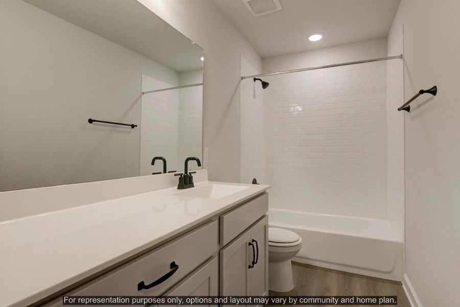 Close-up of interior finishes inside a home in Saddlebrook Ranch, Schertz (Image 10).