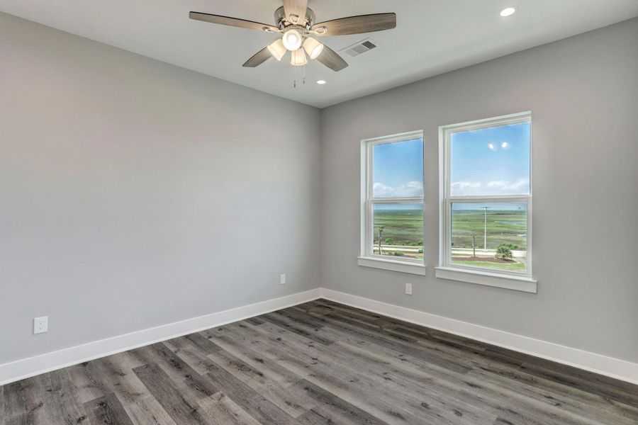 2nd level 3rd guest bedroom also offers a full en suite bath & walk in closet. 2nd level 3rd guest bedroom also offers a full en suite bath & walk in closet.