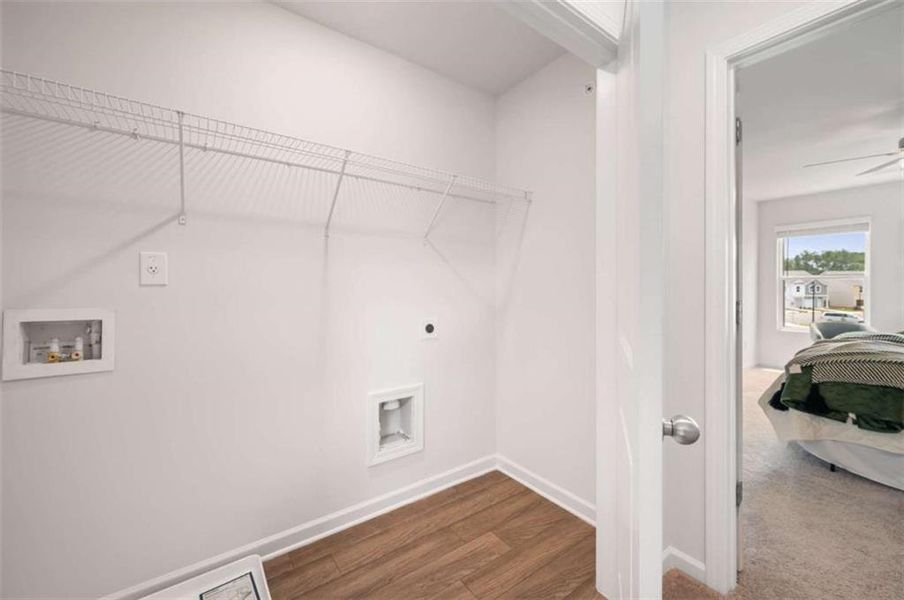Spacious, unfurnished interior of a new home in Walden Park – The Collection, Jonesboro (Image 18). Spacious, unfurnished interior of a new home in Walden Park – The Collection, Jonesboro (Image 18).