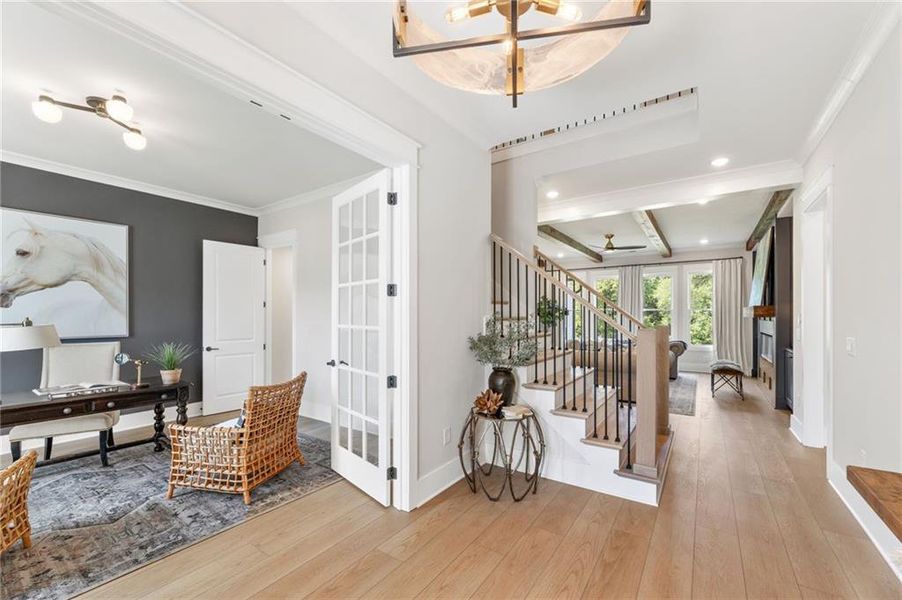 Furnished interior view inside a new home in , Marietta (Image 8).