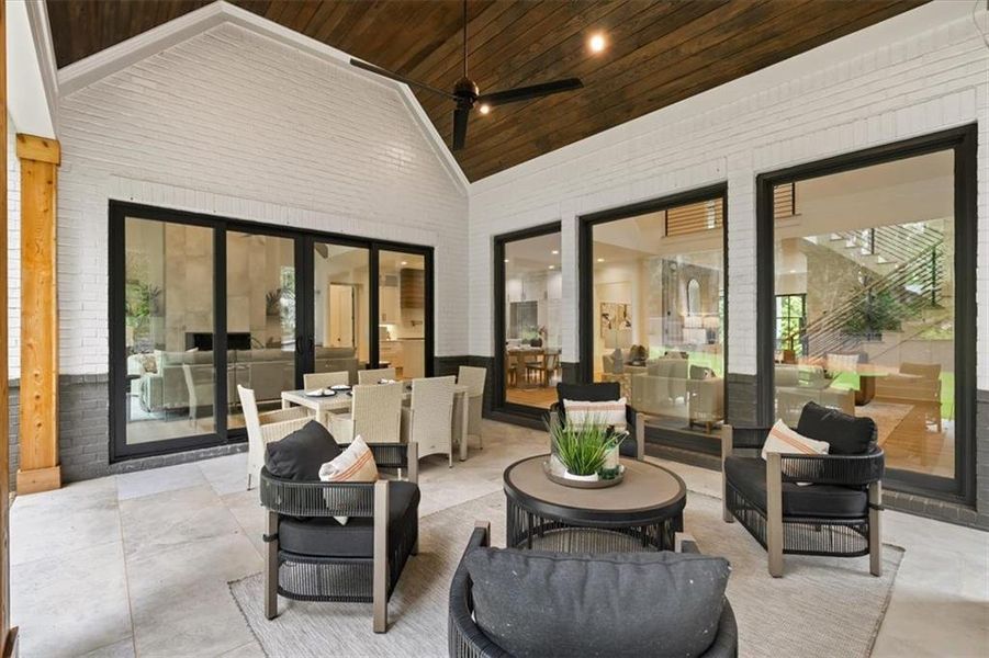 Exterior details and patio area of a home in , Alpharetta (Image 3). Exterior details and patio area of a home in , Alpharetta (Image 3).