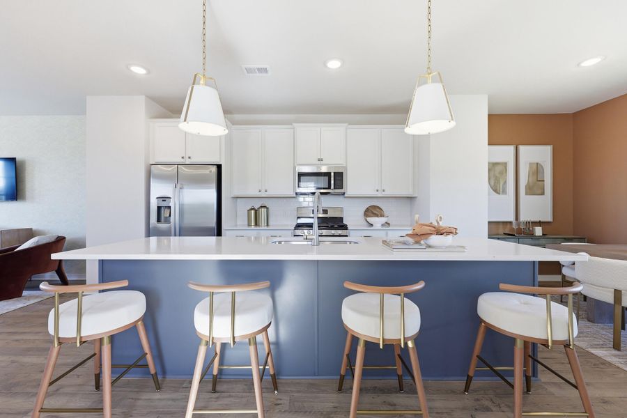 Furnished interior view inside a new home in , Summerville (Image 11).
