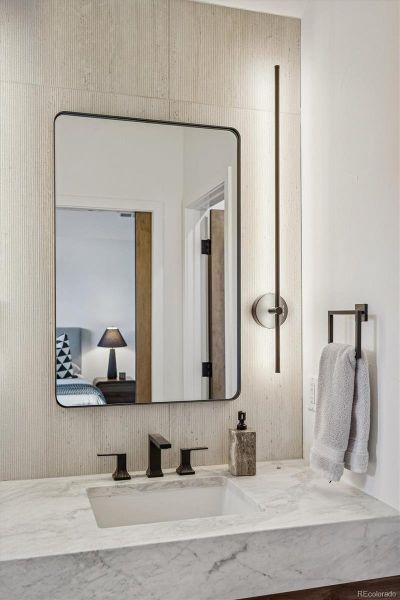 Furnished interior view inside a new home in , Denver (Image 37).