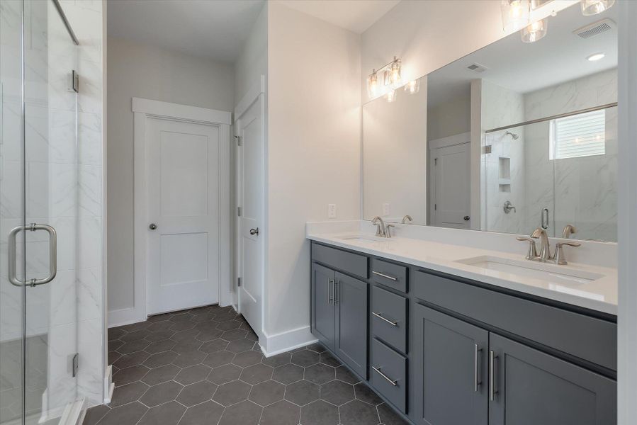 Furnished interior view inside a new home in Parker's Preserve, Ridgeville (Image 5). Furnished interior view inside a new home in Parker's Preserve, Ridgeville (Image 5).