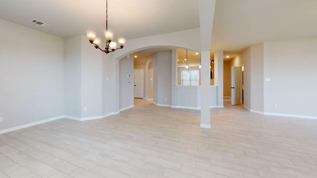 Spacious, unfurnished interior of a new home in Sterling Meadows, Salado (Image 33).