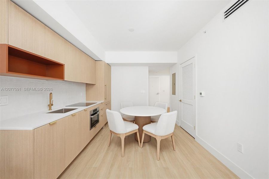 Furnished interior view inside a new home in , Miami (Image 17).