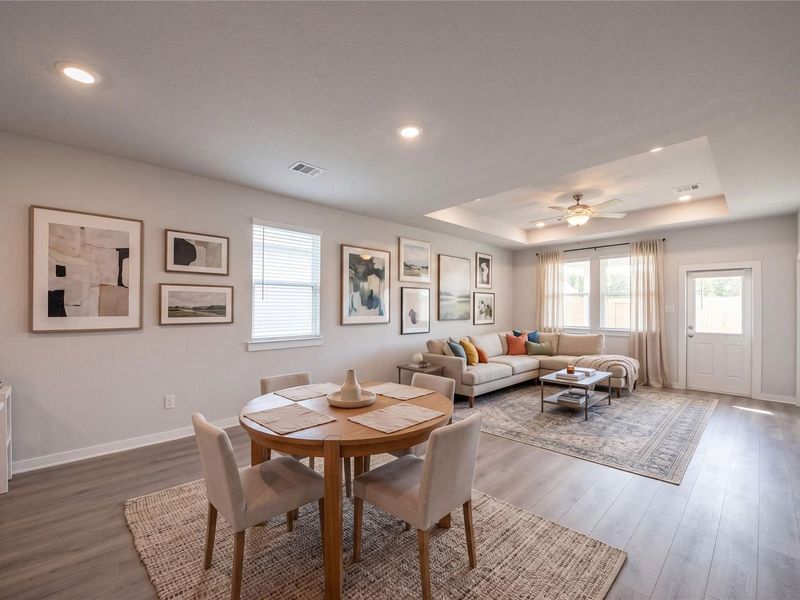 Furnished interior view inside a new home in Liberty Estates, Cleveland (Image 15).