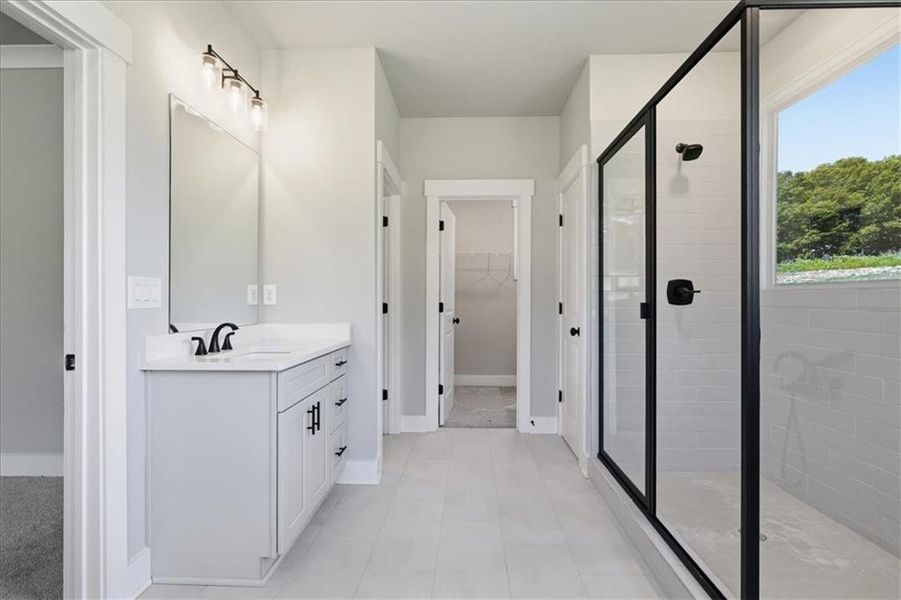 Furnished interior view inside a new home in , Statham (Image 13).