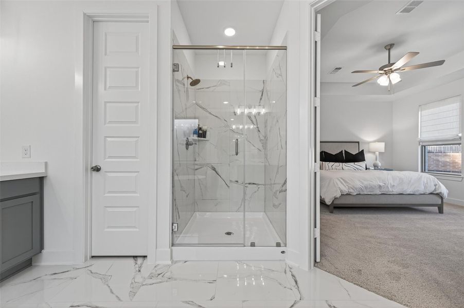 Furnished interior view inside a new home in Elyson - 40', Katy (Image 28). Furnished interior view inside a new home in Elyson - 40', Katy (Image 28).