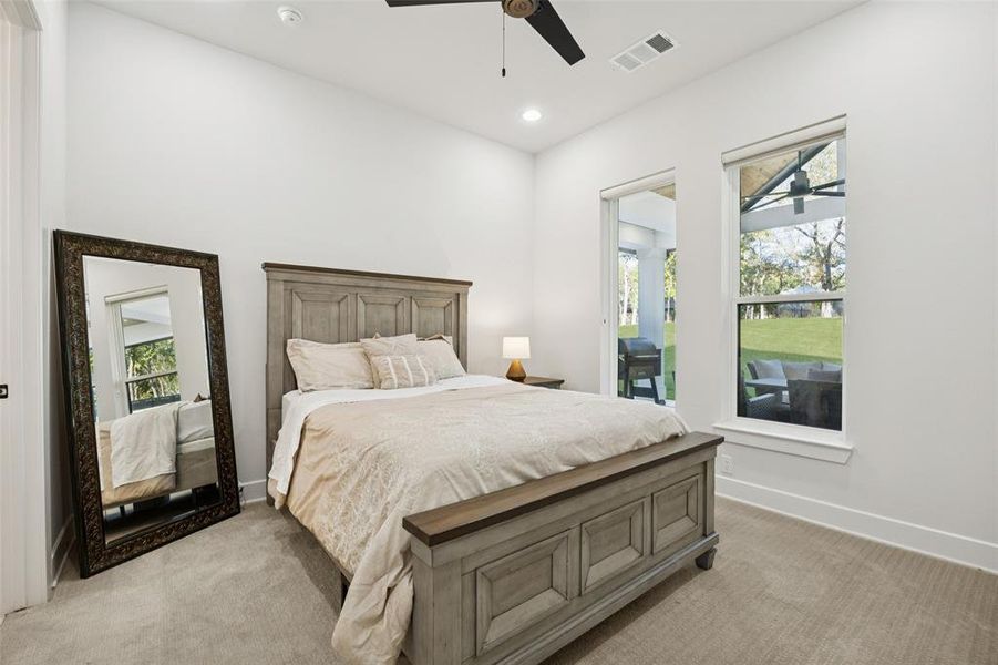 Furnished interior view inside a new home in , Flower Mound (Image 12).