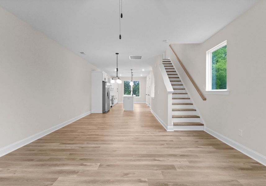 Spacious, unfurnished interior of a new home in Hartford Townhomes, Charlotte (Image 12).
