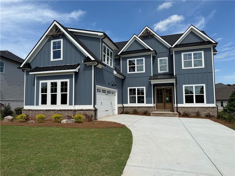 Front exterior of a new home in , Jefferson, GA, highlighting curb appeal (Image 29).