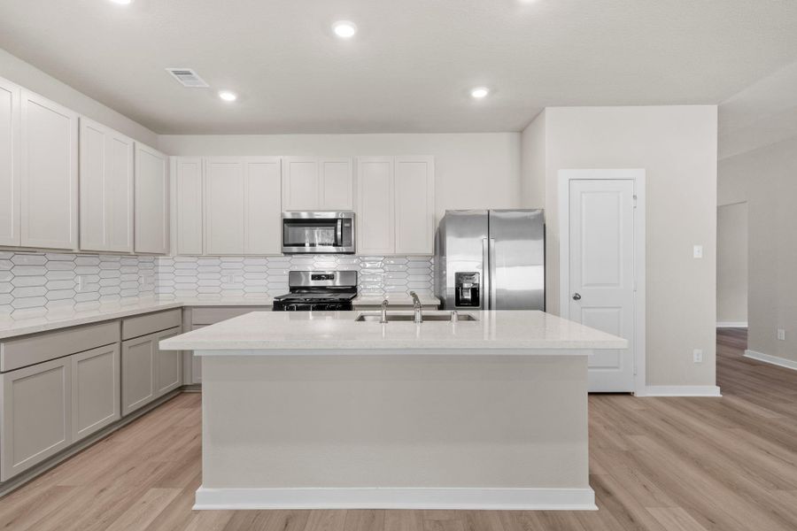 Furnished interior view inside a new home in , Conroe (Image 8).