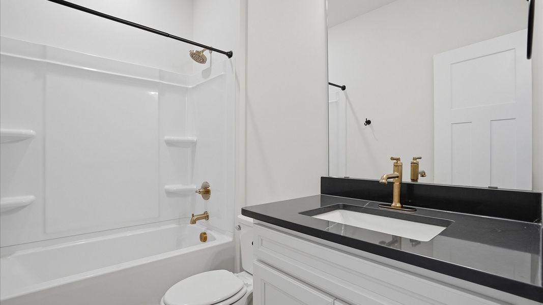 Notable full bathroom offering tasteful details and a bright, functional space at Pelham Crossing