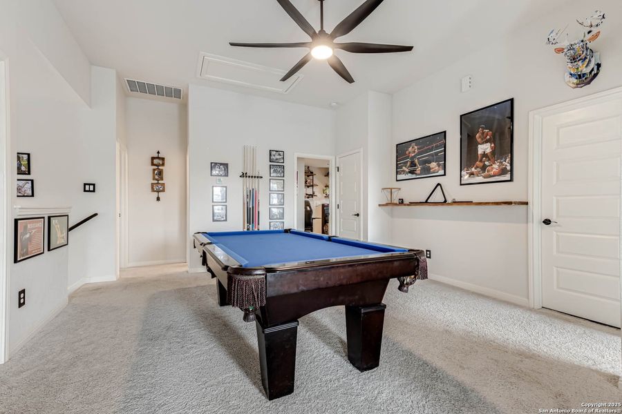 Furnished interior view inside a new home in Prescott Oaks, San Antonio (Image 9).