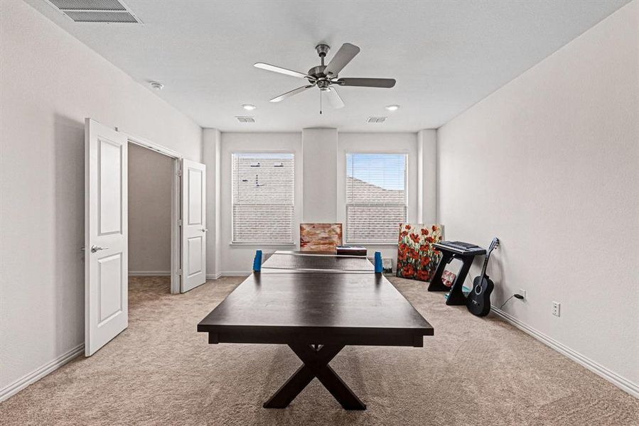 Furnished interior view inside a new home in Wildflower Ranch, Fort Worth (Image 29).
