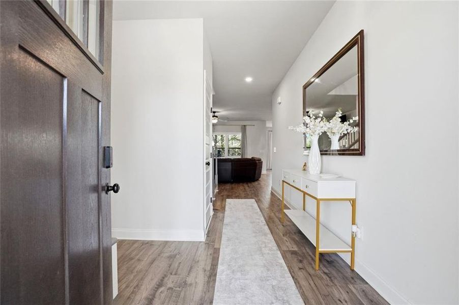 Furnished interior view inside a new home in Calgary Downs, Winder (Image 21).