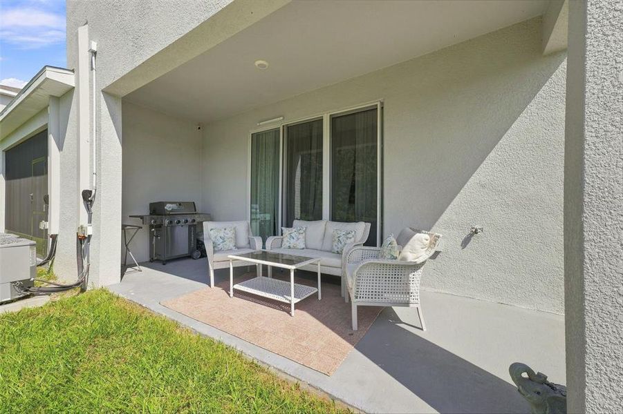 Exterior details and patio area of a home in , Wesley Chapel (Image 21).