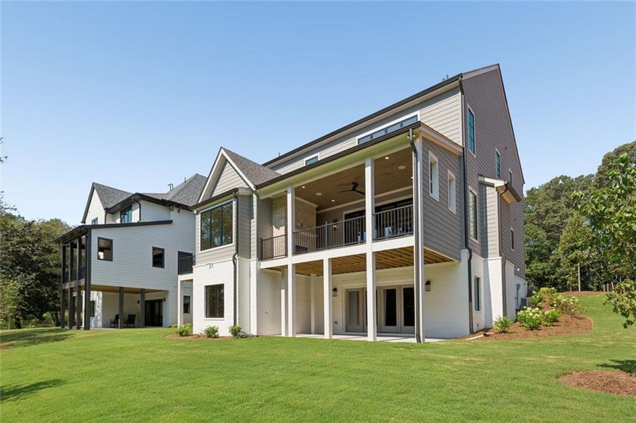 Exterior details and patio area of a home in , Roswell (Image 23). Exterior details and patio area of a home in , Roswell (Image 23).