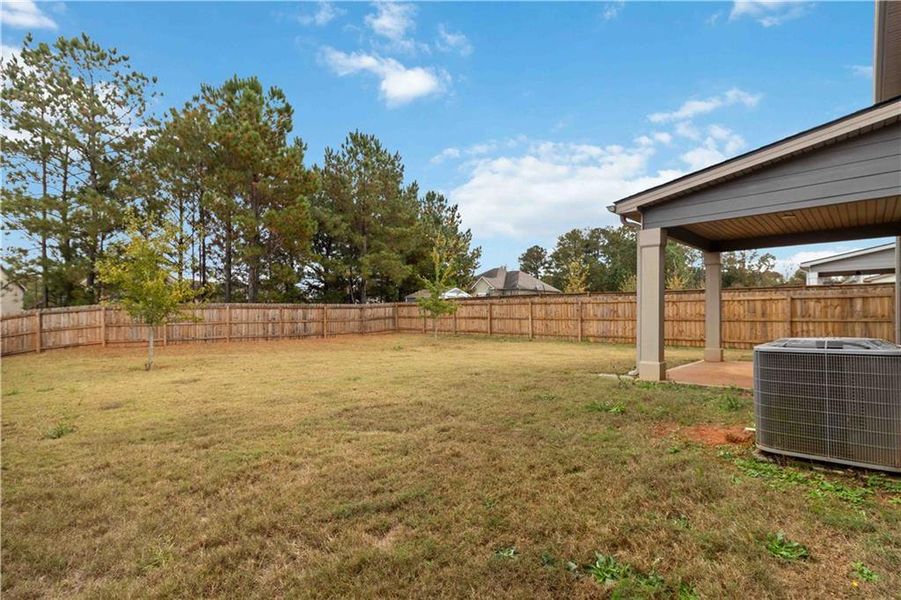 Exterior details and patio area of a home in , Covington (Image 19). Exterior details and patio area of a home in , Covington (Image 19).