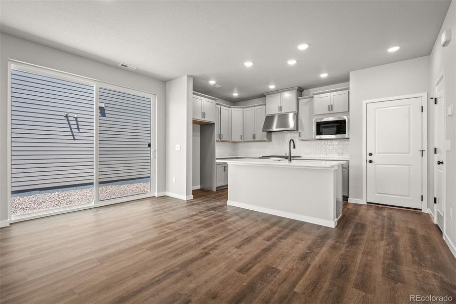 Furnished interior view inside a new home in Revel Crossing at Wolf Ranch – The Ascent Collection, Colorado Springs (Image 8).