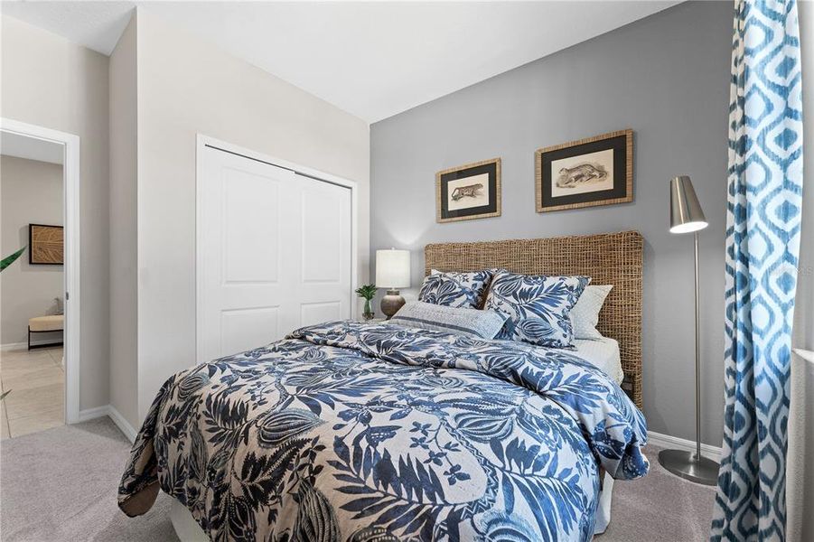 Furnished interior view inside a new home in Groves at Grand Island, Grand Island (Image 20).