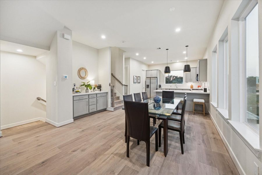 Furnished interior view inside a new home in Willowbend Point, Houston (Image 6).