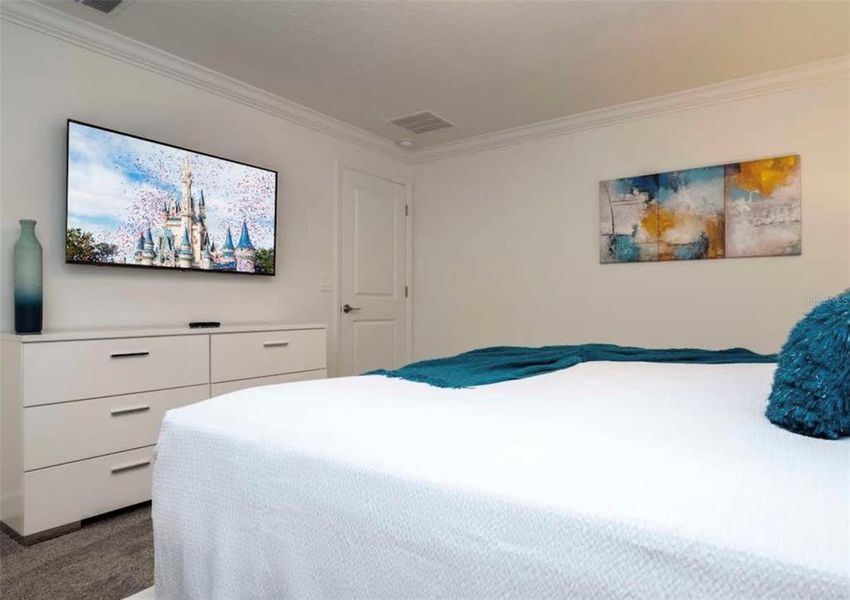 Furnished interior view inside a new home in , Kissimmee (Image 20).