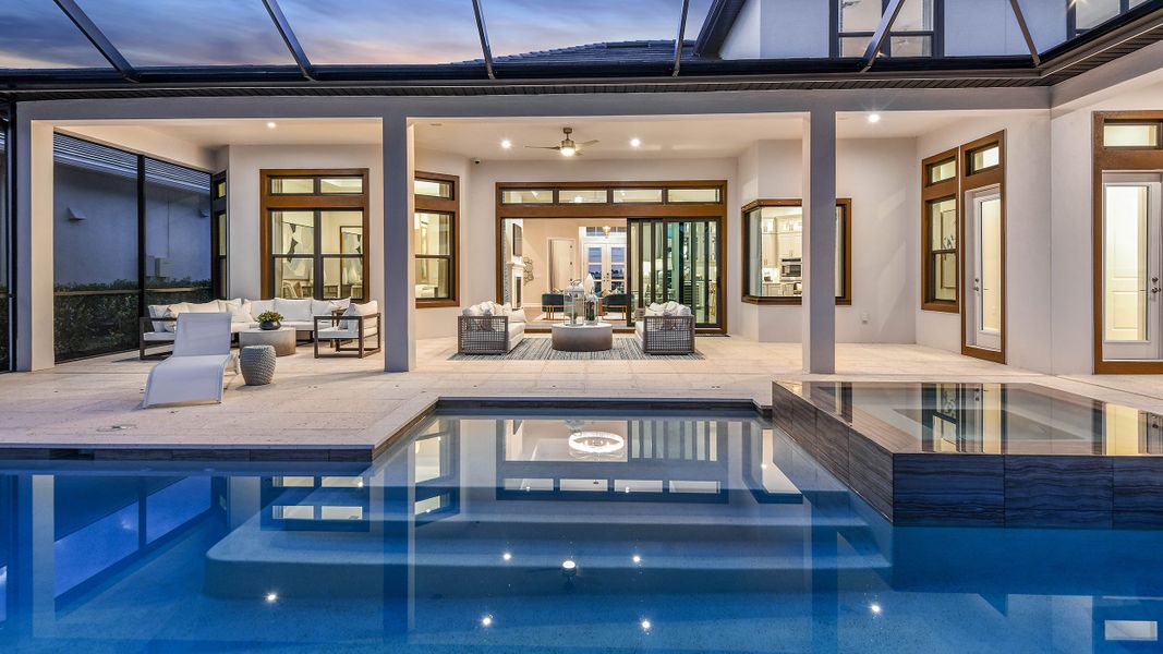 Representative furnished interior of a home built from the Beacon by Taylor Morrison in Esplanade by the Islands, Naples (Image 9). Representative furnished interior of a home built from the Beacon by Taylor Morrison in Esplanade by the Islands, Naples (Image 9).