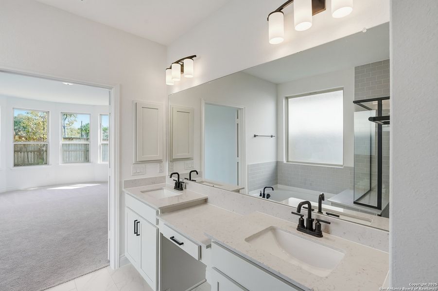 Furnished interior view inside a new home in Davis Ranch, San Antonio (Image 4).