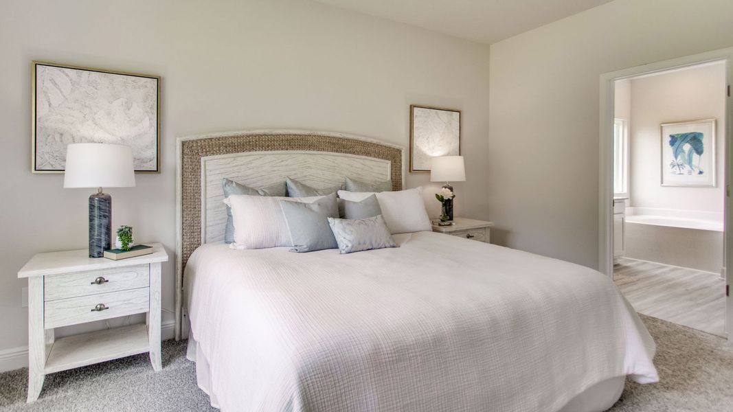 Furnished interior view inside a new home in Ashton Park Phase III, Freeport (Image 16).