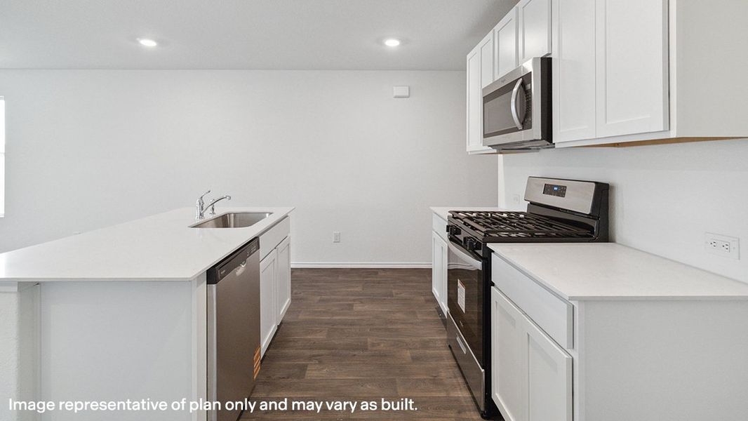 Furnished interior view inside a new home in Lucero, San Antonio (Image 6).