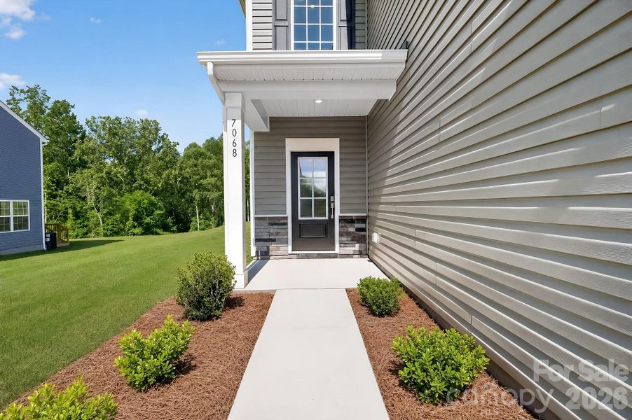 Exterior details and patio area of a home in Shannon Woods, Maiden (Image 20). Exterior details and patio area of a home in Shannon Woods, Maiden (Image 20).