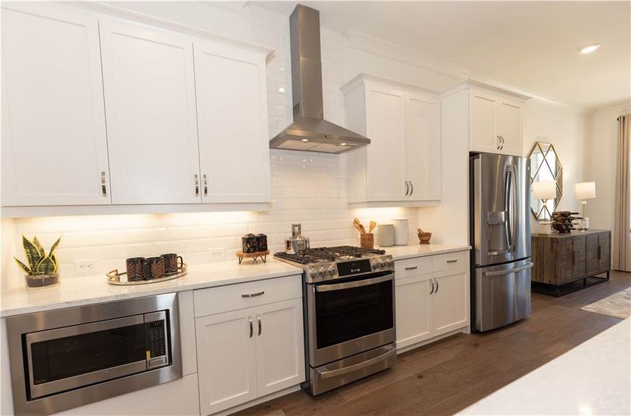 Furnished interior view inside a new home in Waterside Condos, Peachtree Corners (Image 38).