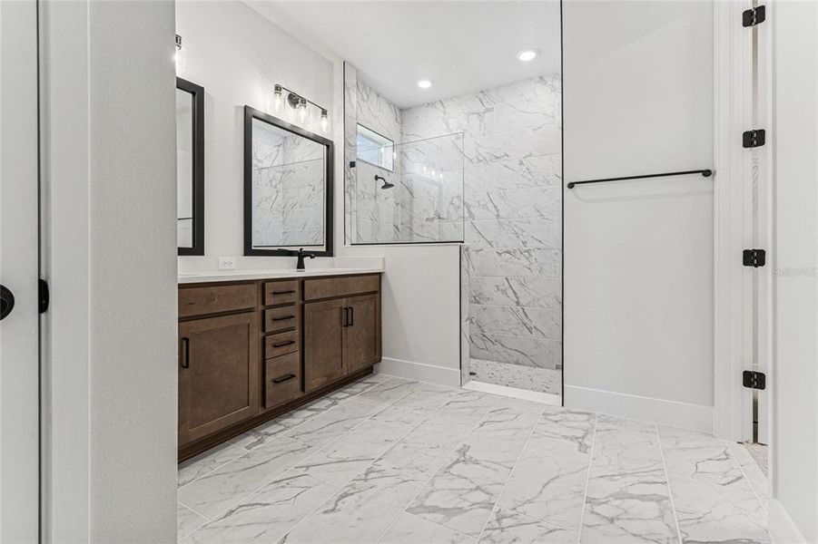 Furnished interior view inside a new home in North River Ranch - Cottage Series, Parrish (Image 28).