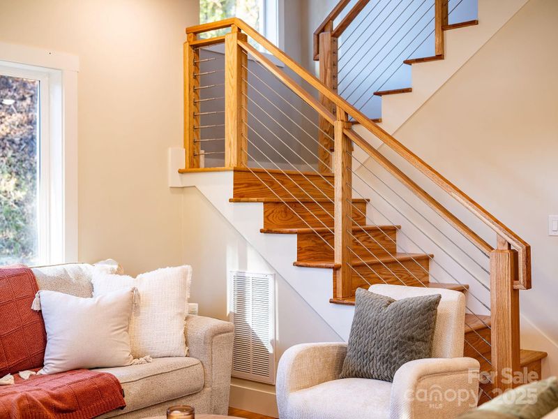 Furnished interior view inside a new home in , Asheville (Image 37).