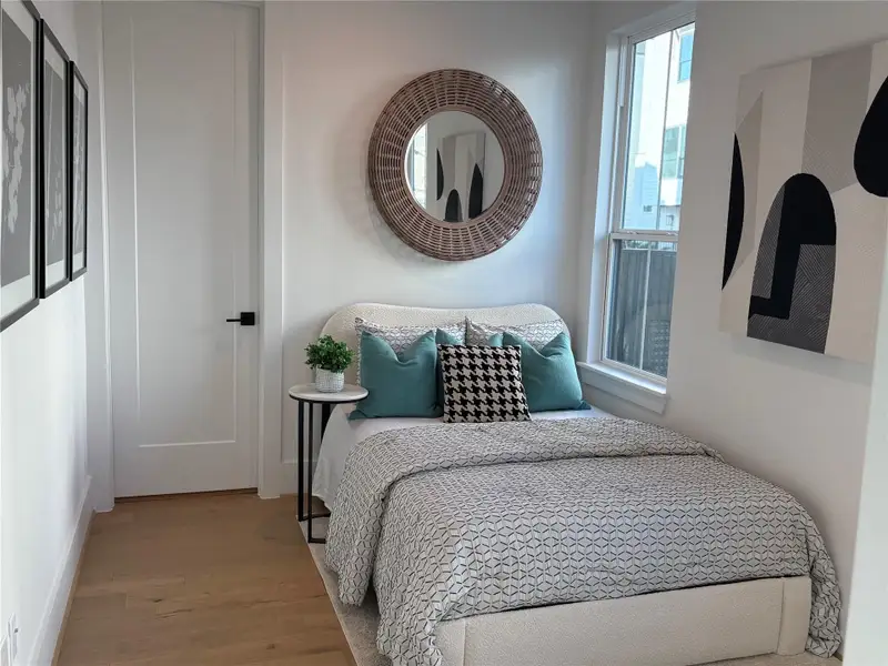 Furnished interior view inside a new home in , Houston (Image 12).